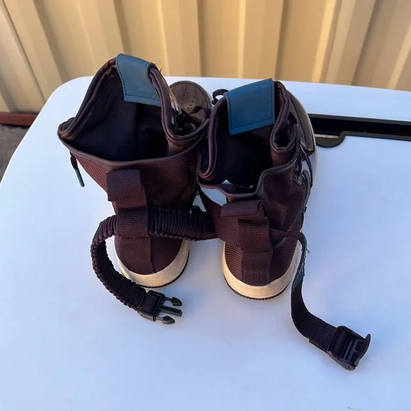 Nike Air SF AF 1 Purple Shoes AU 7, ER 38, cm 24 | As-is Missing 2 Belts Accesor - Picture 15 of 16